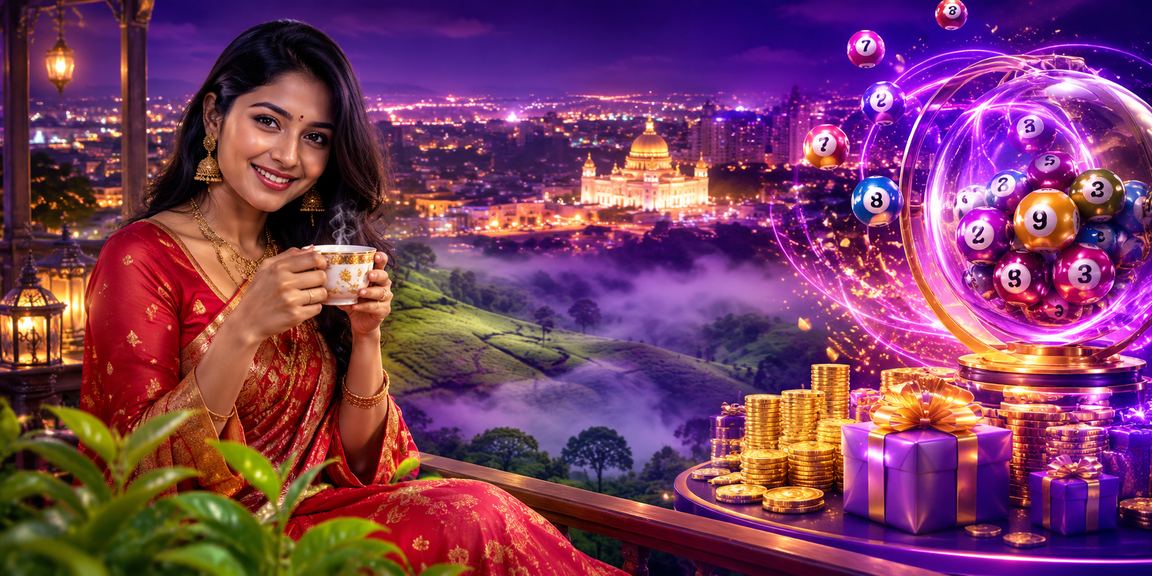 জ্যাকপট লটারির জন্য বগুড়ার চা বাগানের শহর পরিবেশ